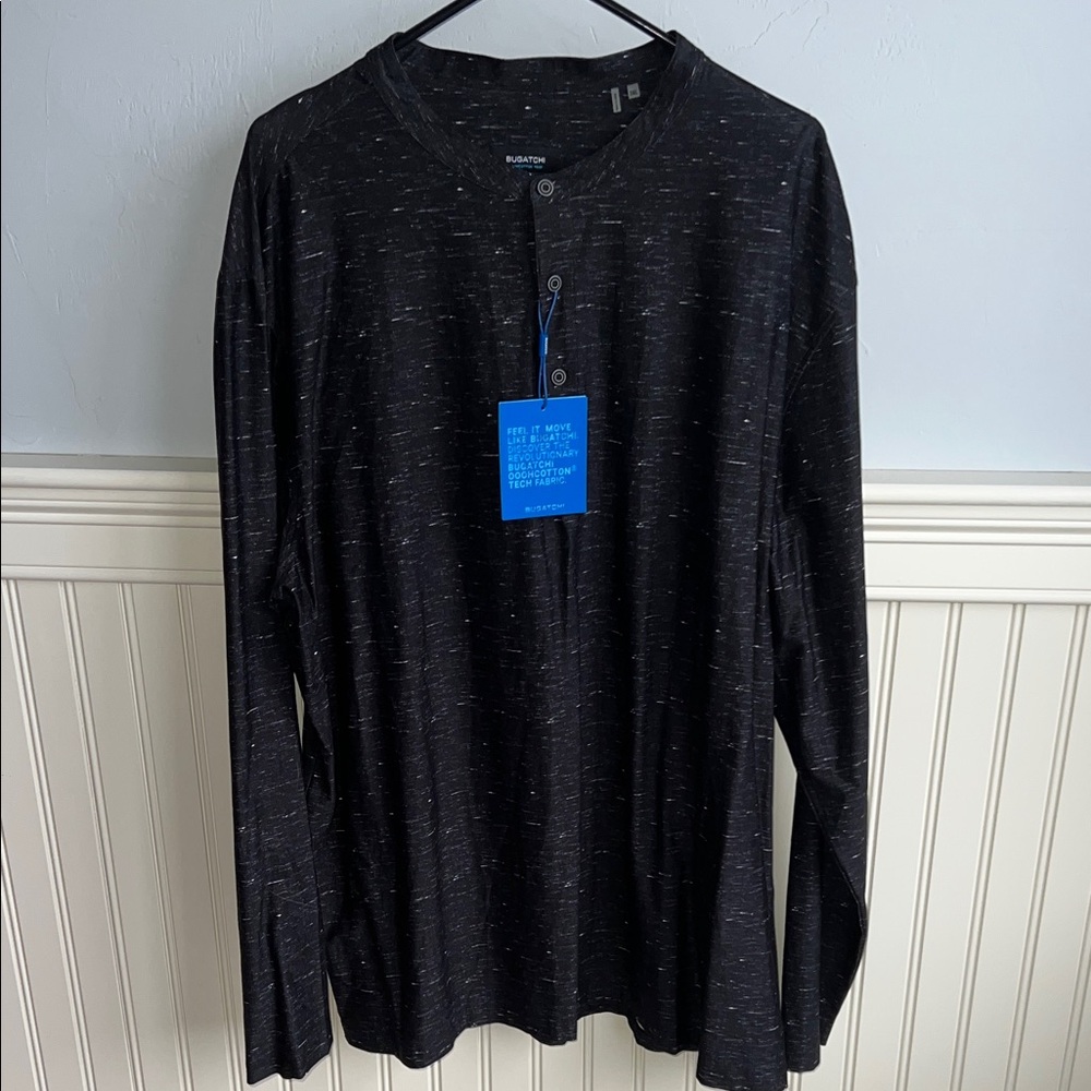 Bugatchi Long Sleeve Men’s Tee Size 3XL